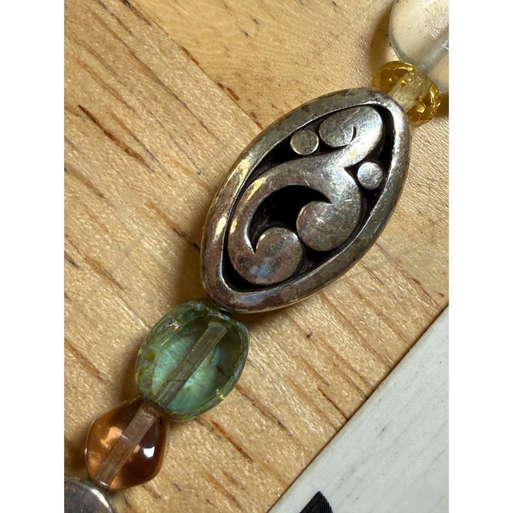 Boho Eclectic Colorful Beaded Artisan Brighton Bracelet - Picture 10 of 11